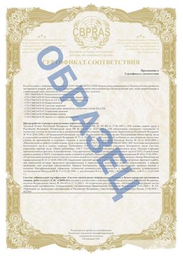 Образец Приложение к СТО 01.064.00220722.2-2020 Новошахтинский Сертификат СТО 01.064.00220722.2-2020 
